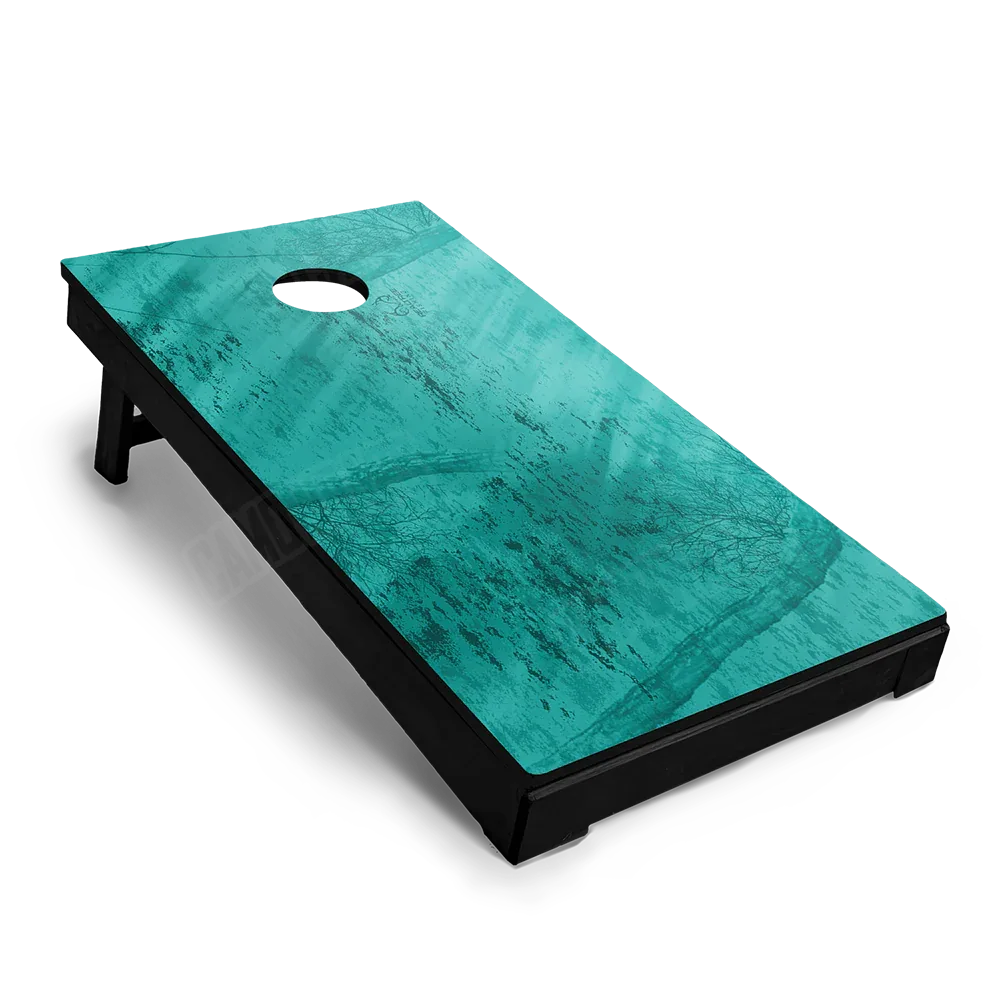 Realtree Fishing Tiffany Blue Cornhole Board Wraps