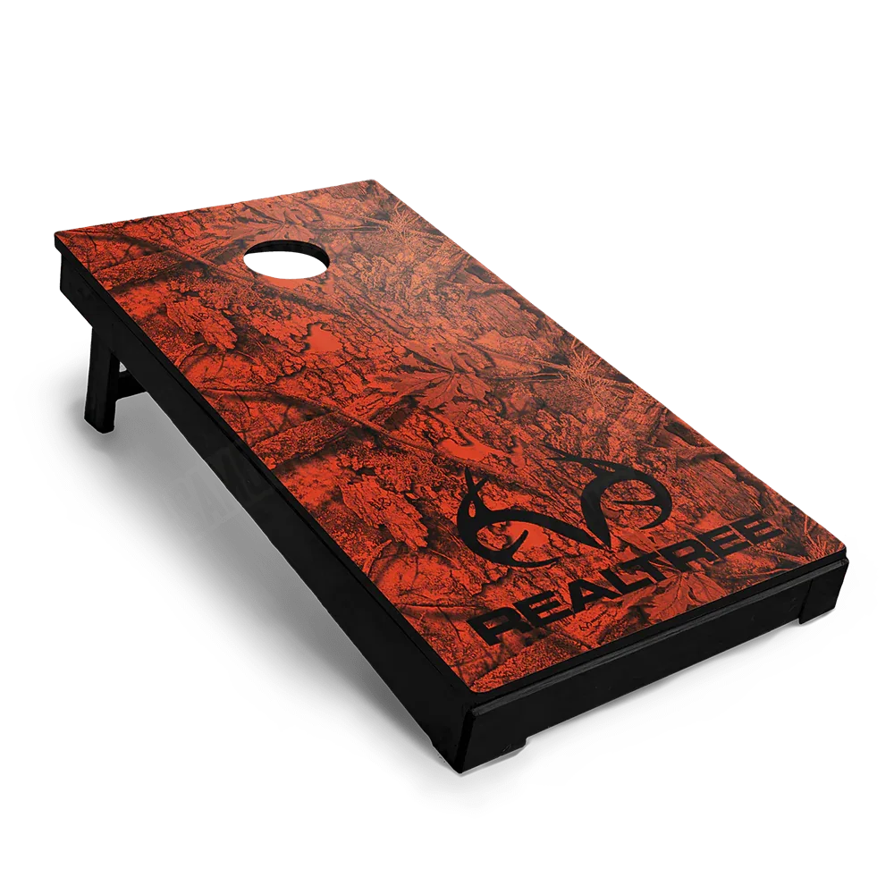 Realtree Nature APX Blaze Cornhole Board Wraps