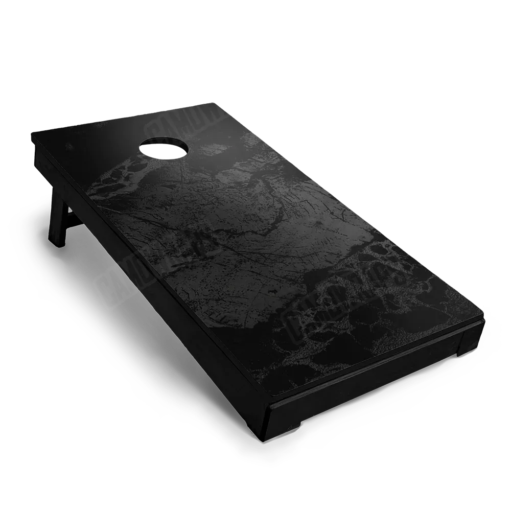 Realtree WAV3 Black Cornhole Board Wraps