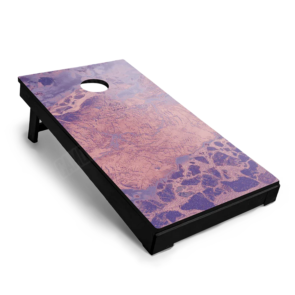 Realtree WAV3 Purple Rose Cornhole Board Wraps