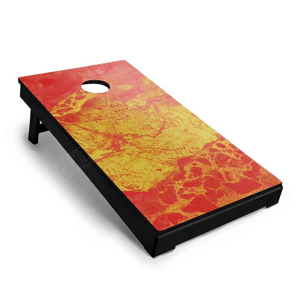 Realtree WAV3 Solar Blaze Cornhole Board Wraps