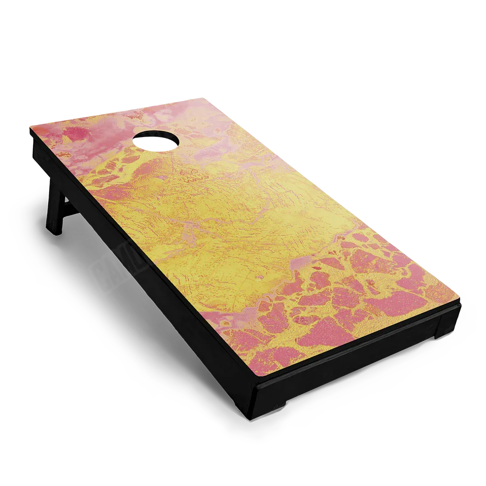 Realtree WAV3 Strawberry Lemonade Cornhole Board Wraps