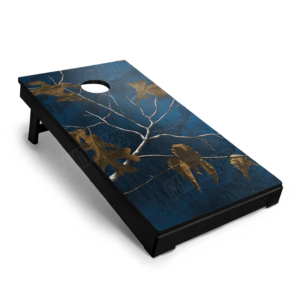Realtree XTRA Colors Blue Cornhole Board Wraps
