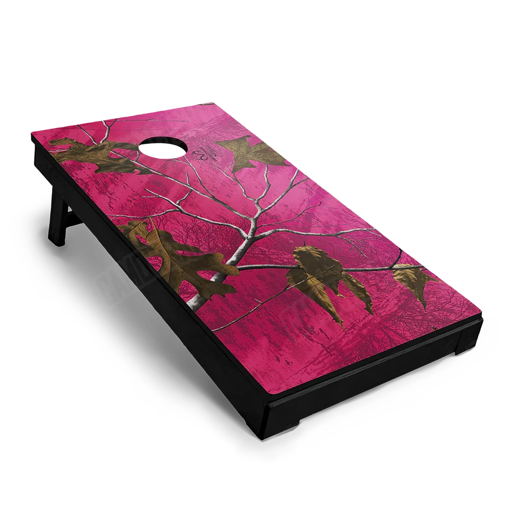 Realtree XTRA Colors Magenta Cornhole Board Wraps
