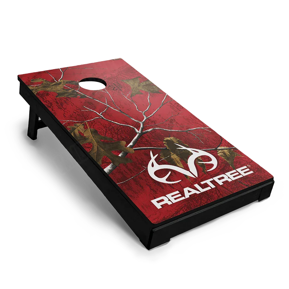 Realtree XTRA Colors Red Cornhole Board Wraps
