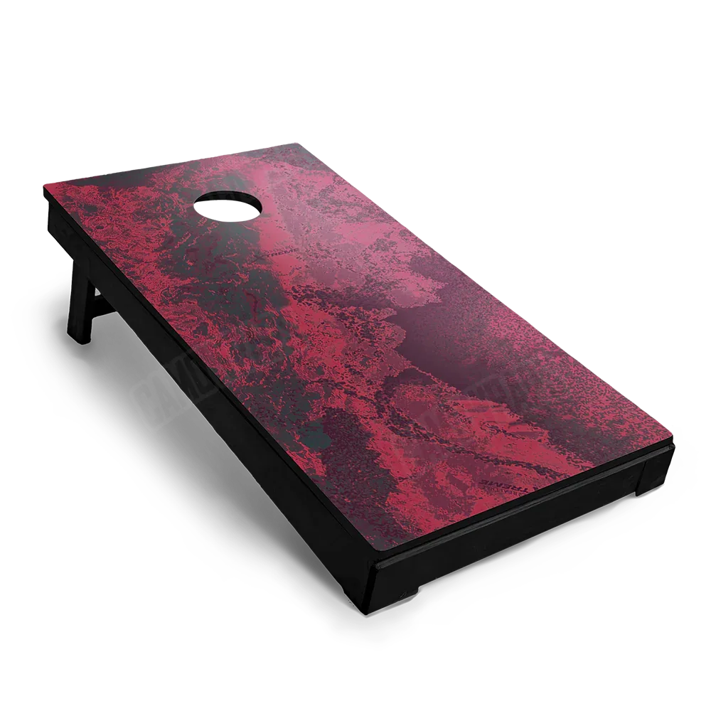 Realtree XTREME Dark Magenta Cornhole Board Wraps
