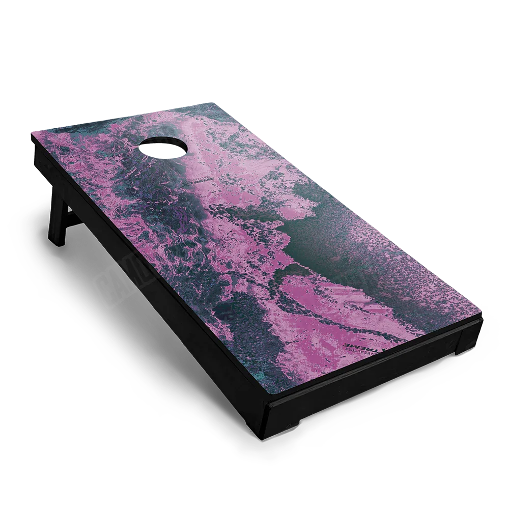 Realtree XTREME Lavender Haze Cornhole Board Wraps