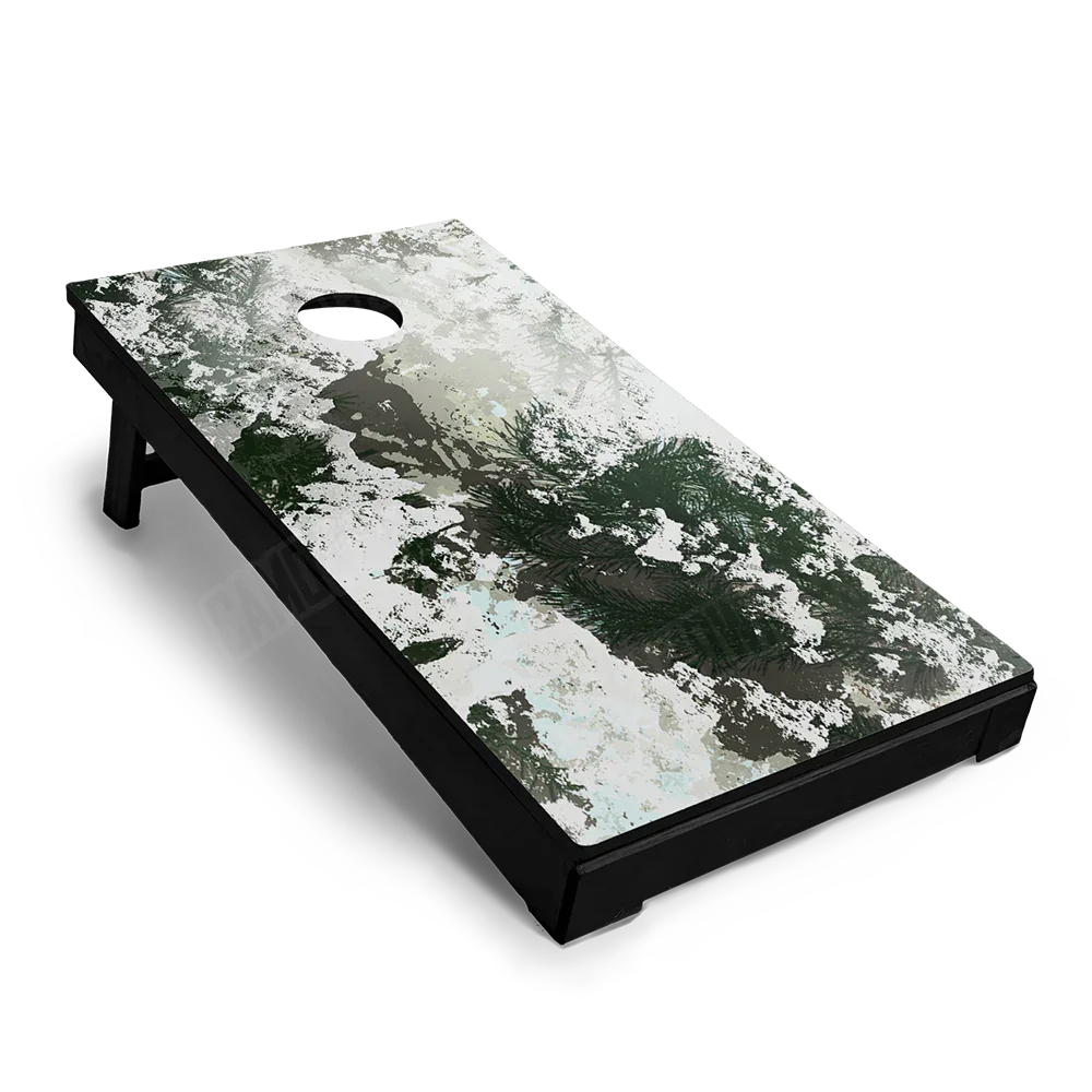Substrate Snow Spruce Cornhole Board Wraps