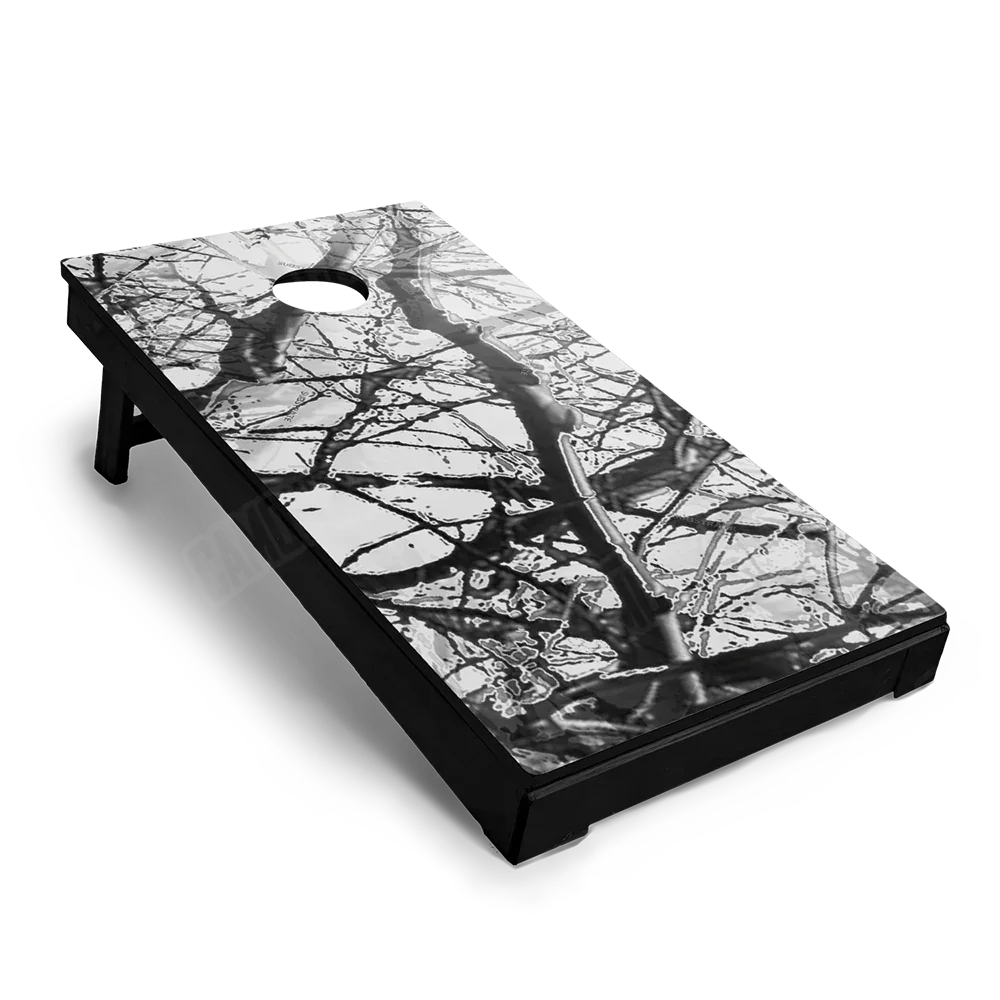 Substrate Snow Stalker Cornhole Board Wraps