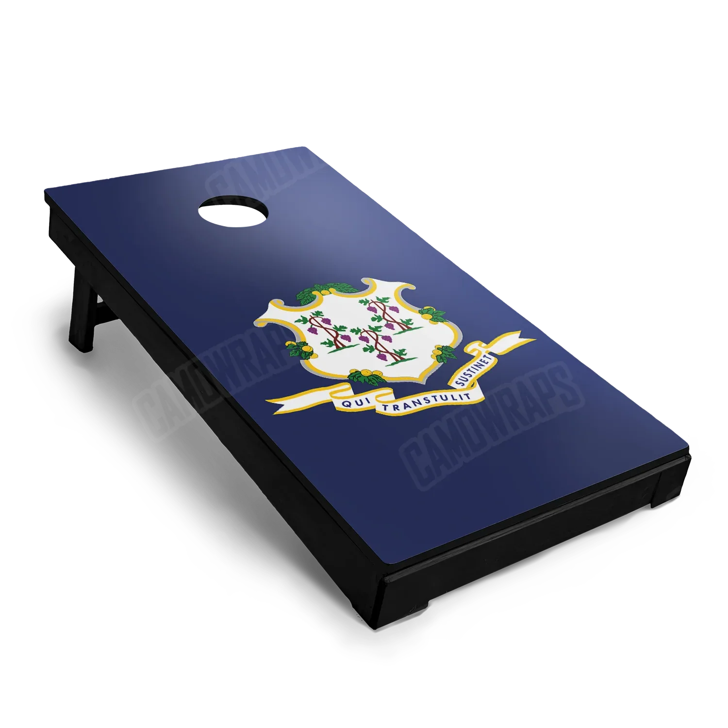 US States Connecticut Flag Cornhole Board Wraps