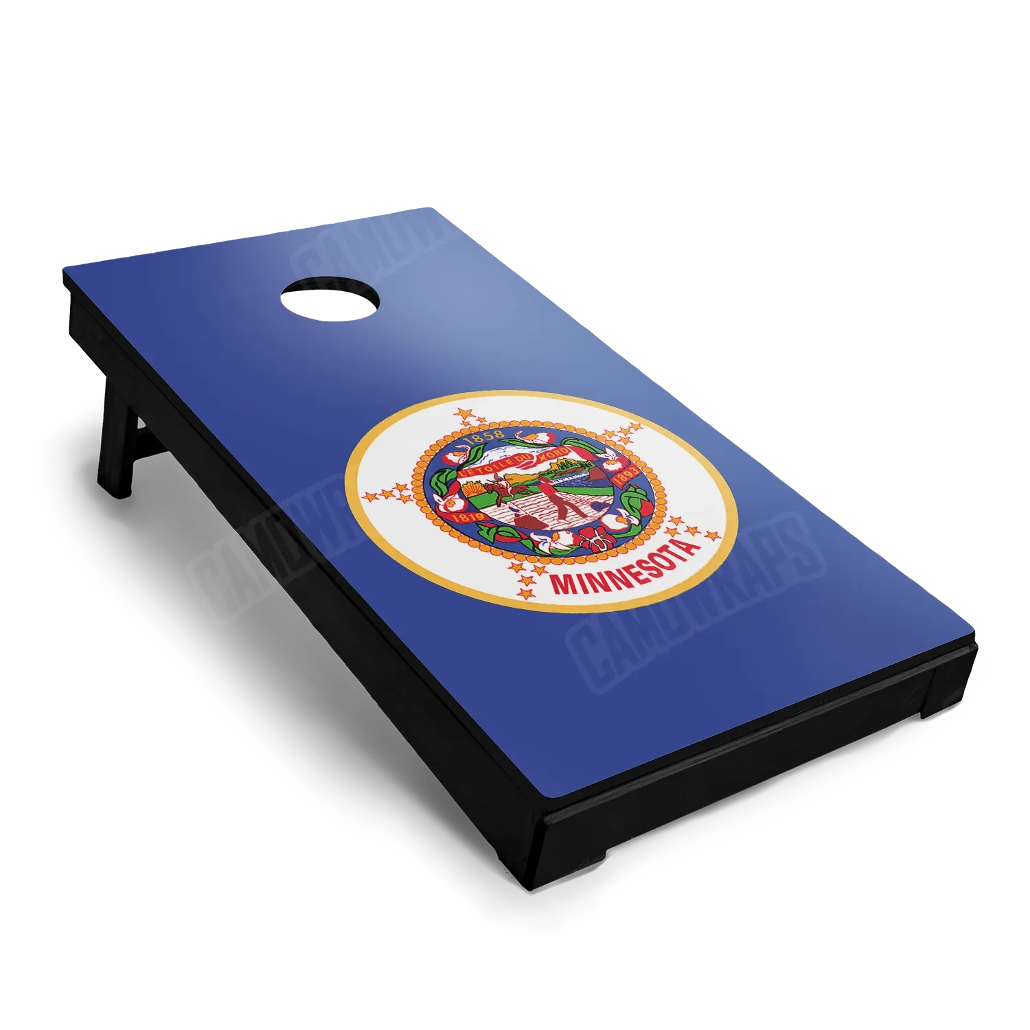 US States Minnesota Flag Cornhole Board Wraps