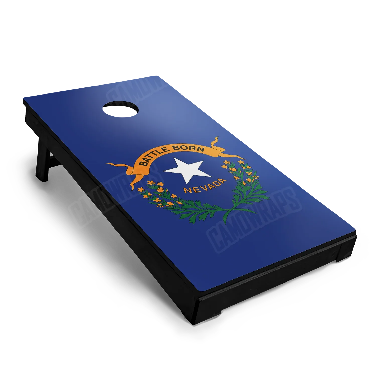 US States Nevada Flag Cornhole Board Wraps