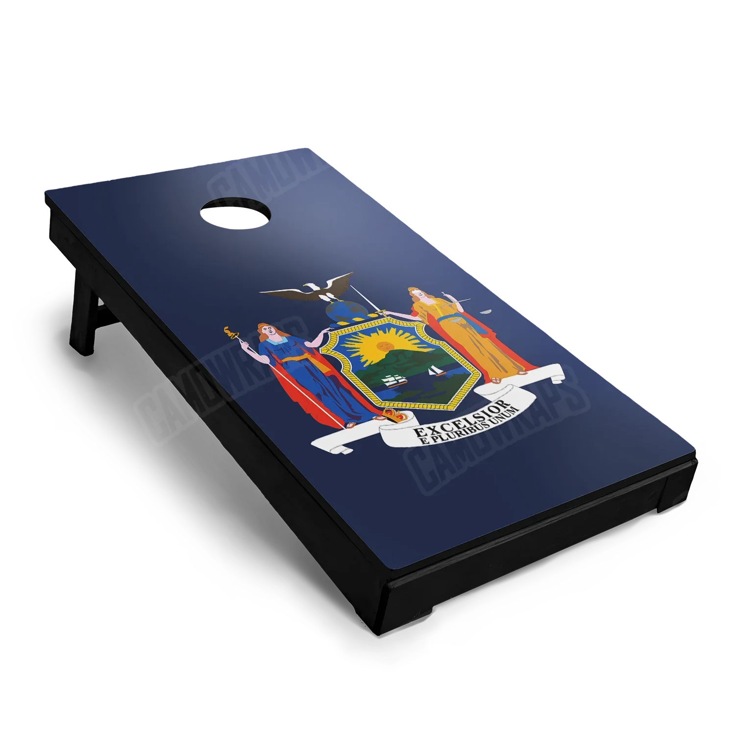 US States New York Flag Cornhole Board Wraps