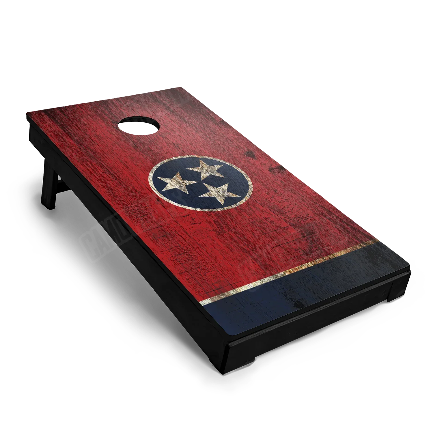 US States Tennessee Distressed Flag Cornhole Board Wraps