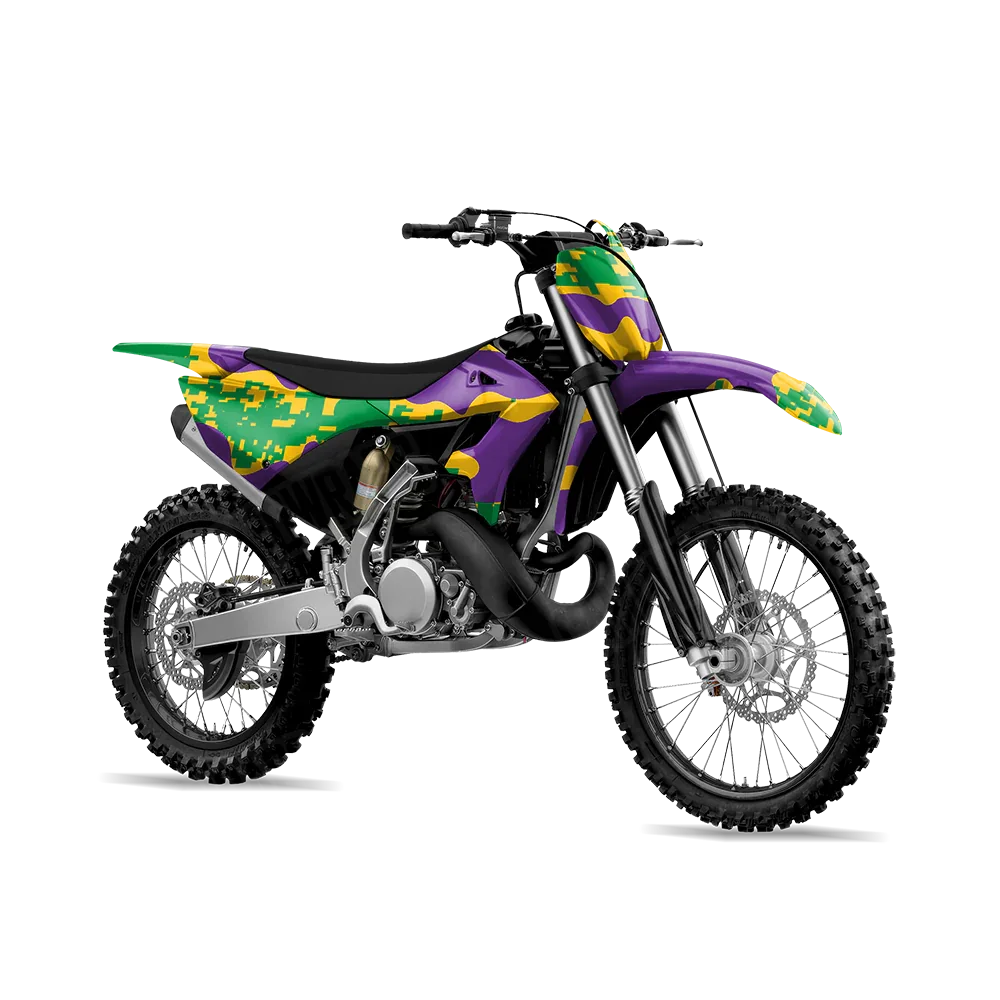 Compound Mardi Gras Dirt Bike Wraps