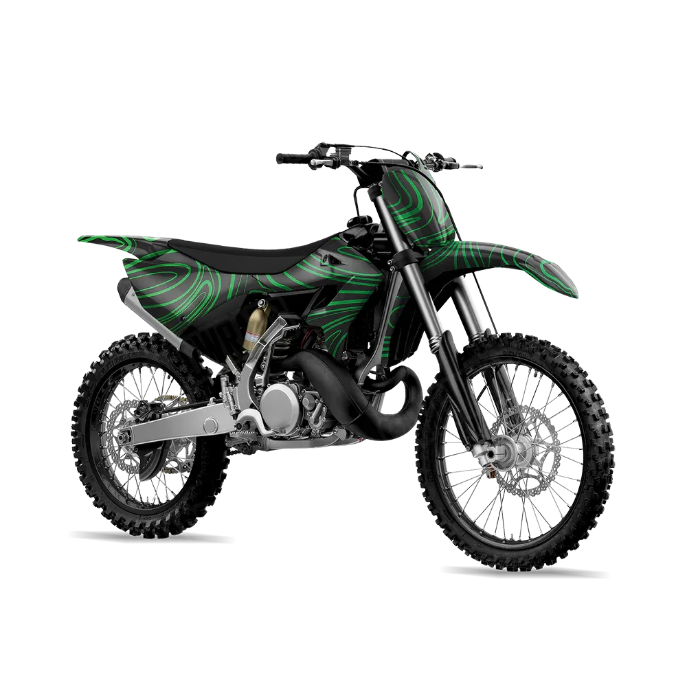 Damascus Green Dirt Bike Wraps