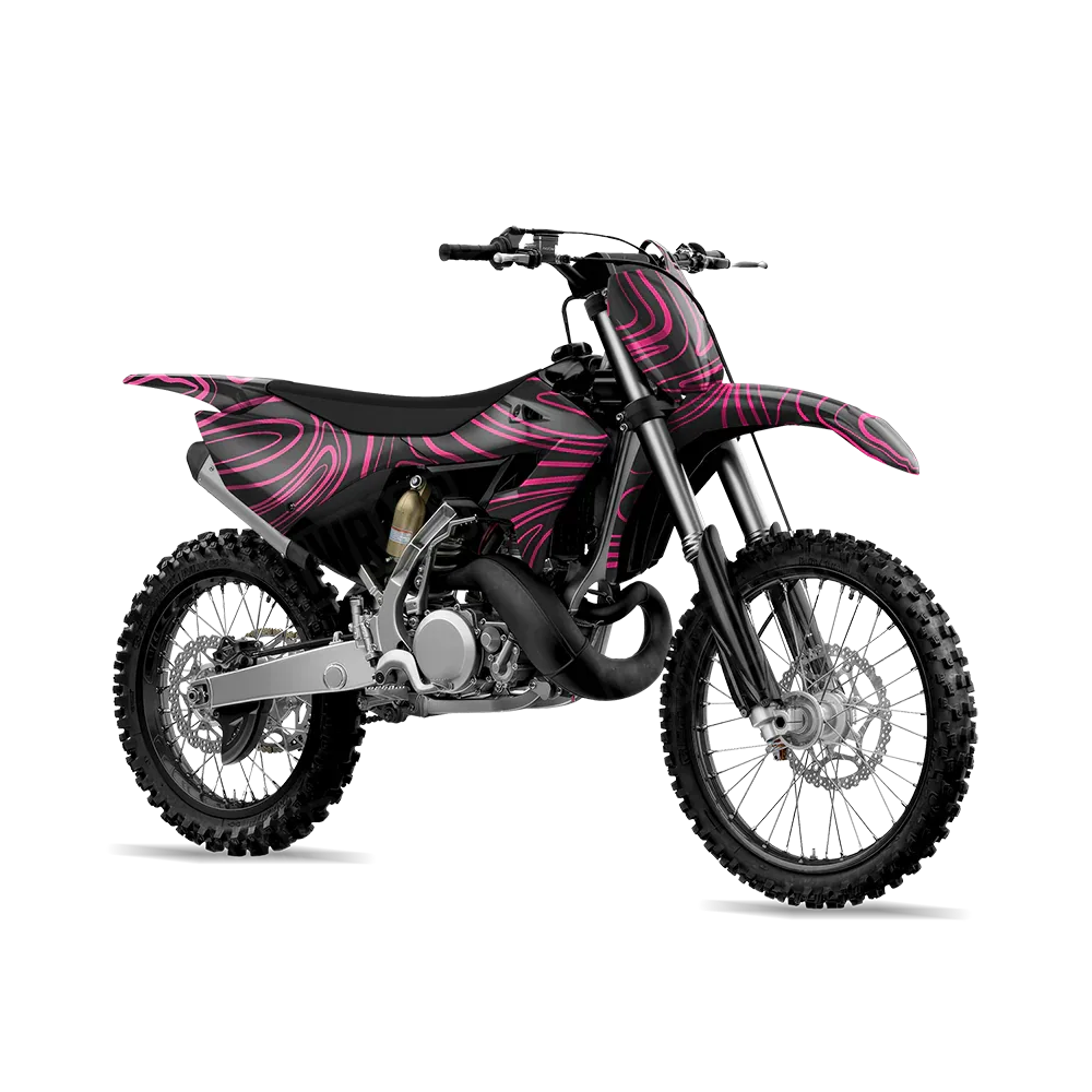 Damascus Magenta Dirt Bike Wraps
