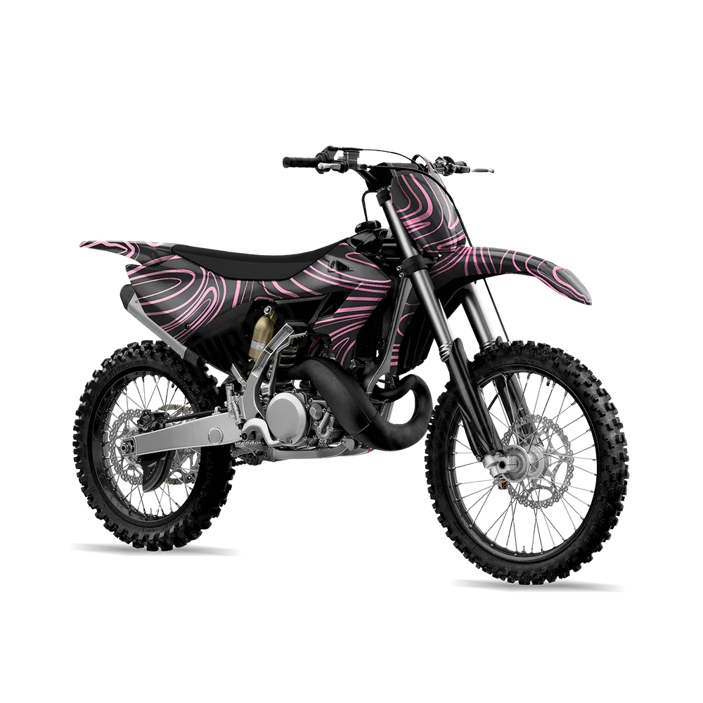 Damascus Pink Dirt Bike Wraps