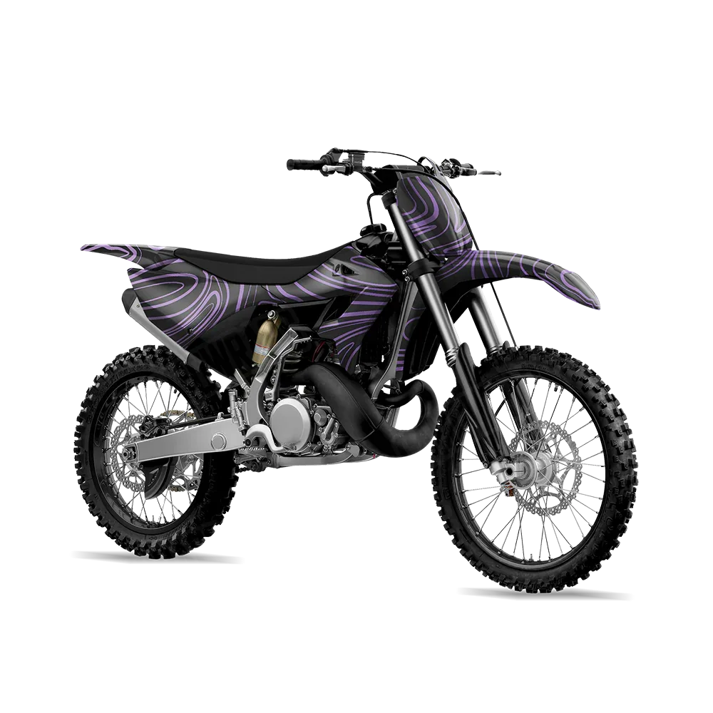Damascus Purple Dirt Bike Wraps