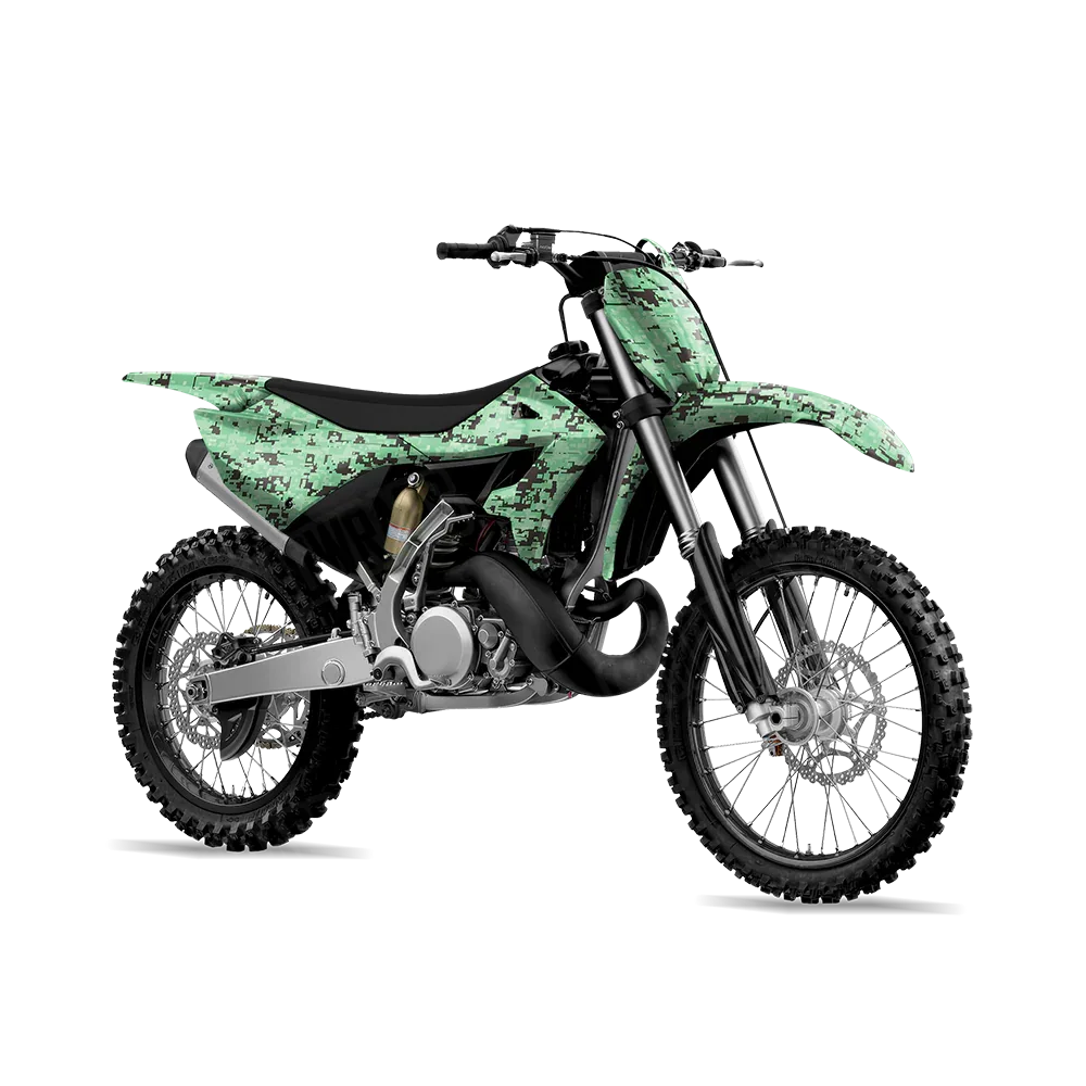 Digital Mint Chocolate Chip Dirt Bike Wraps