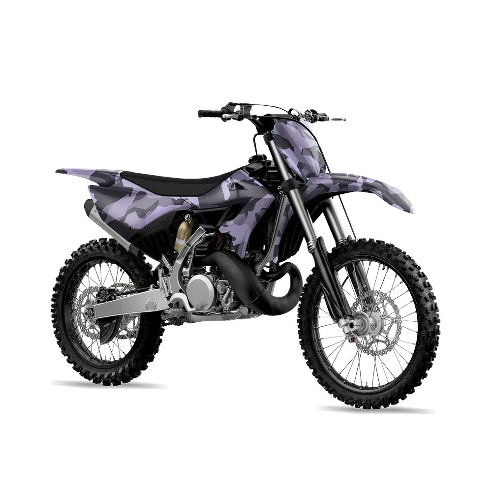 Erratic Lilac Dirt Bike Wraps
