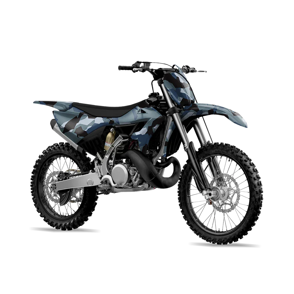 Erratic Navy Dirt Bike Wraps