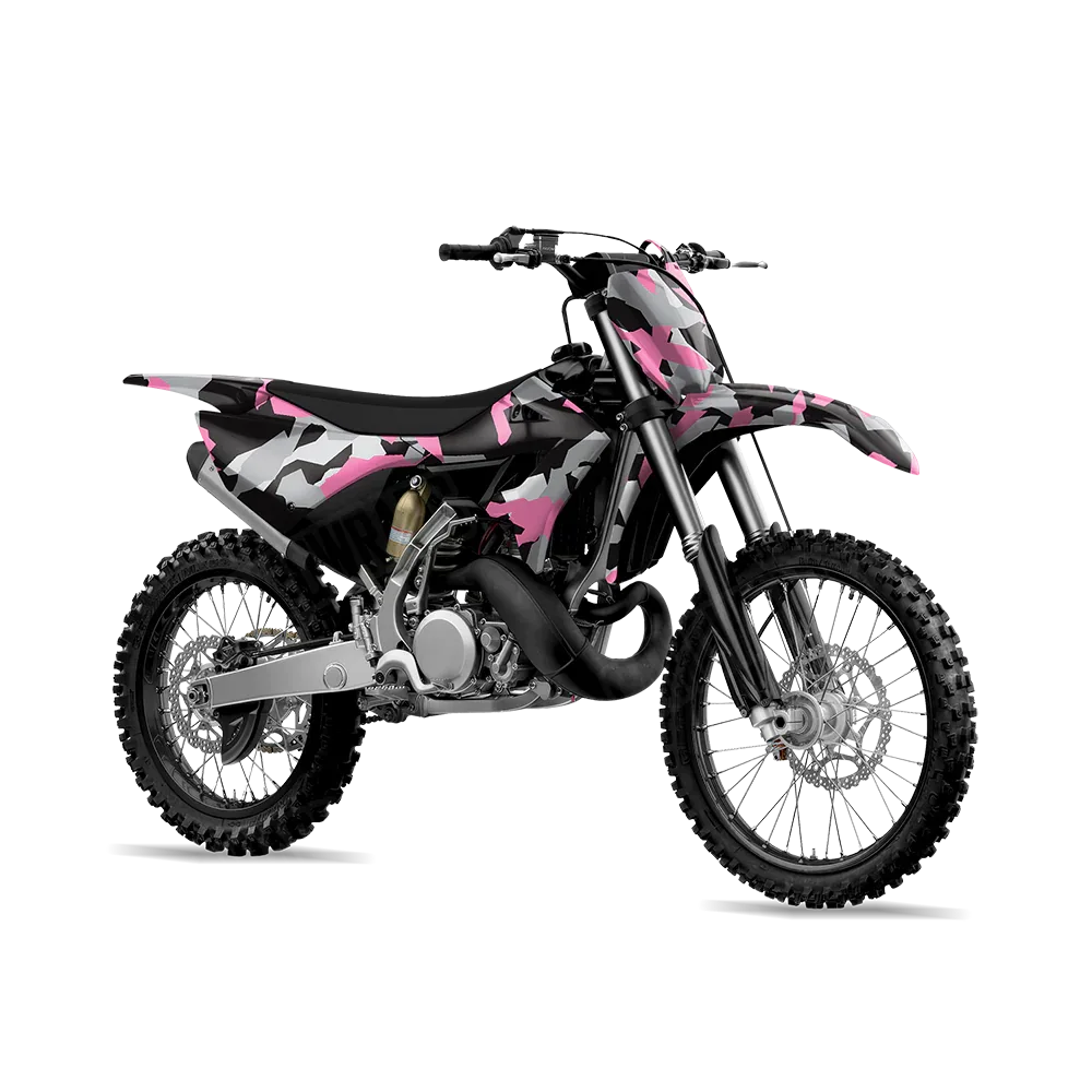 Erratic Pink Tiger Dirt Bike Wraps