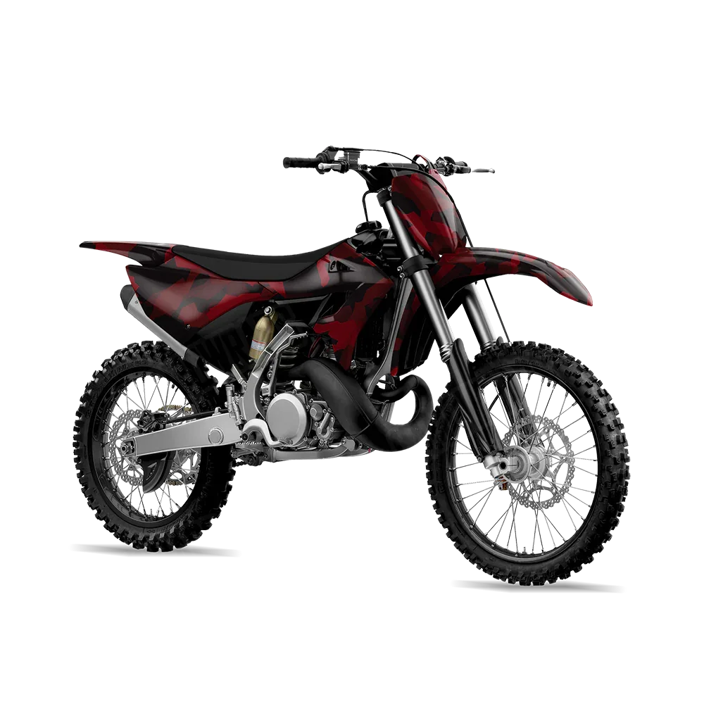 Erratic Vampire Red Dirt Bike Wraps