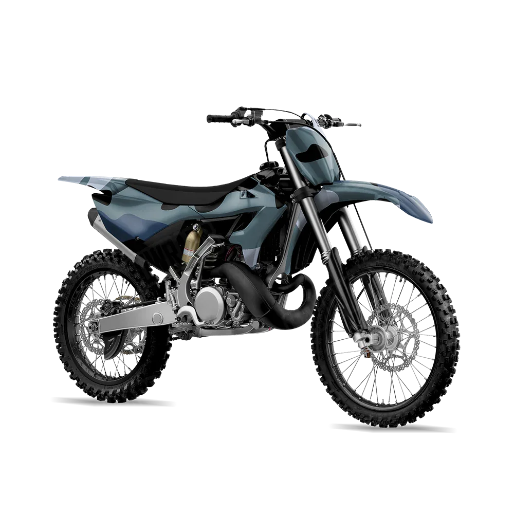 Classic Navy Dirt Bike Wraps