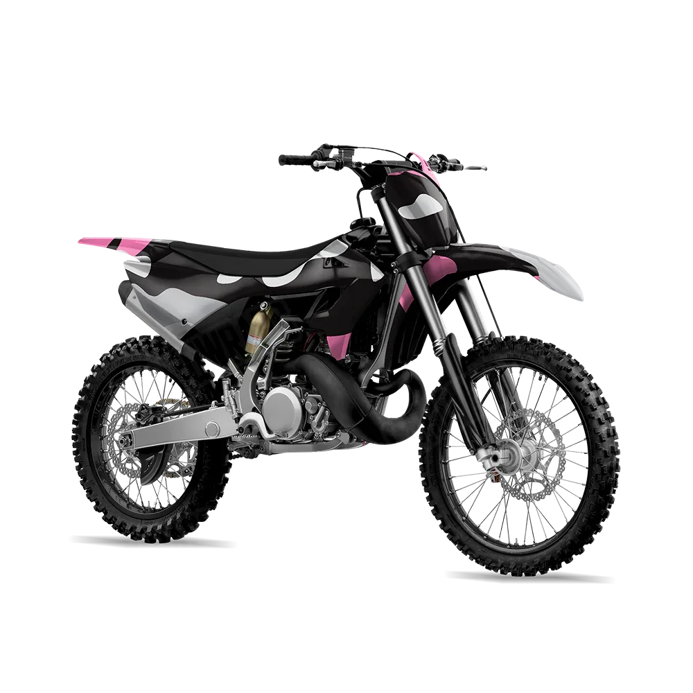 Classic Pink Tiger Dirt Bike Wraps