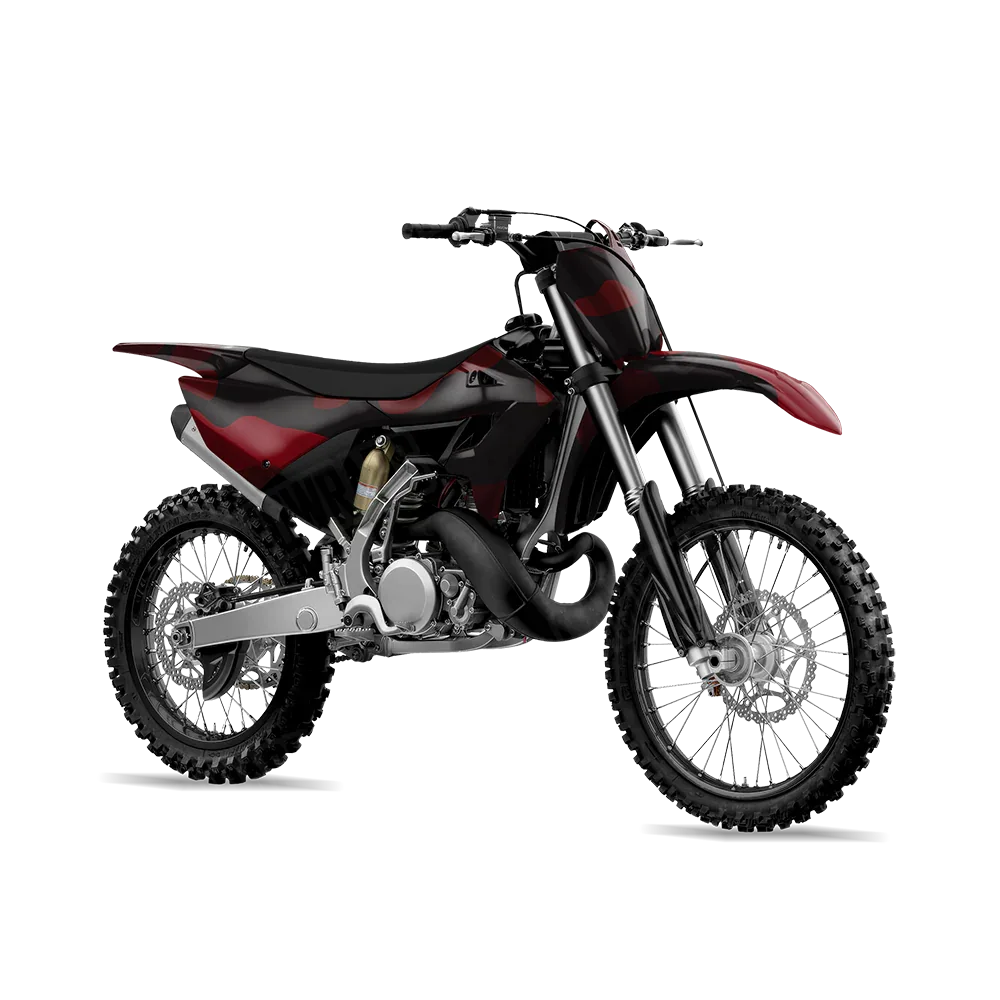 Classic Vampire Red Dirt Bike Wraps