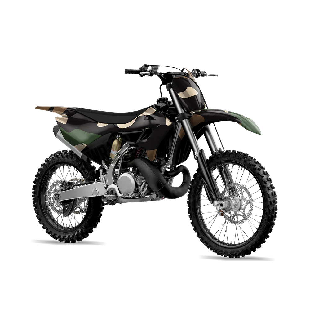Classic Woodland Dirt Bike Wraps