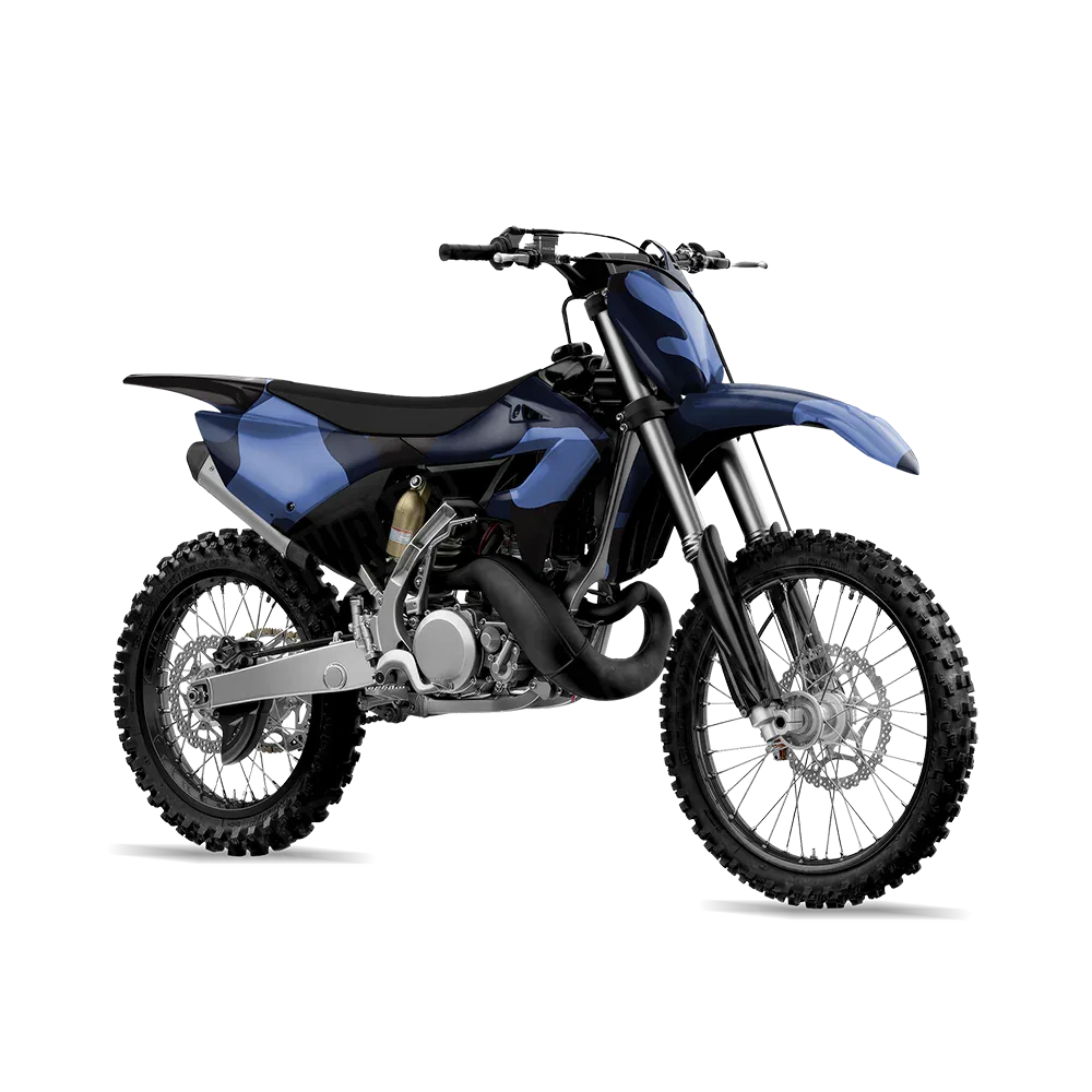 Cumulus Blue Midnight Dirt Bike Wraps