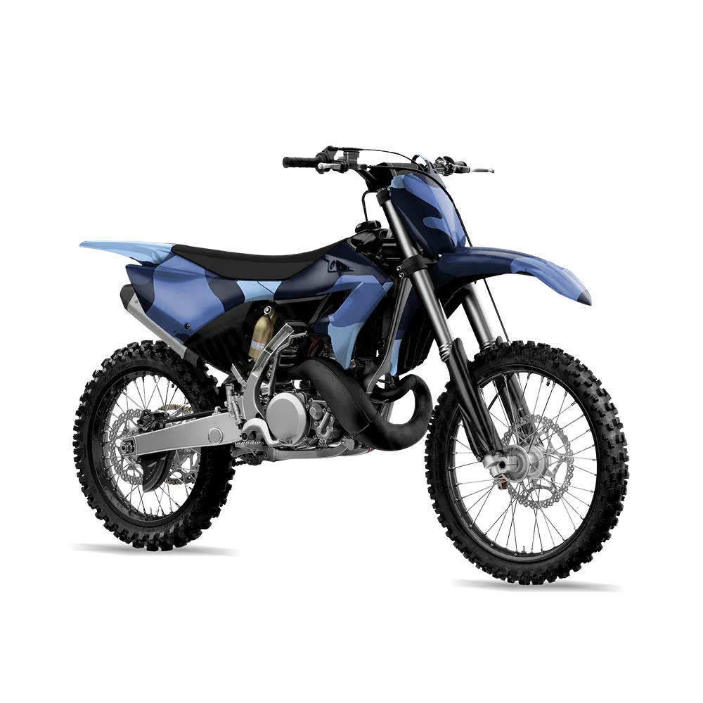 Cumulus Blue Urban Night Dirt Bike Wraps