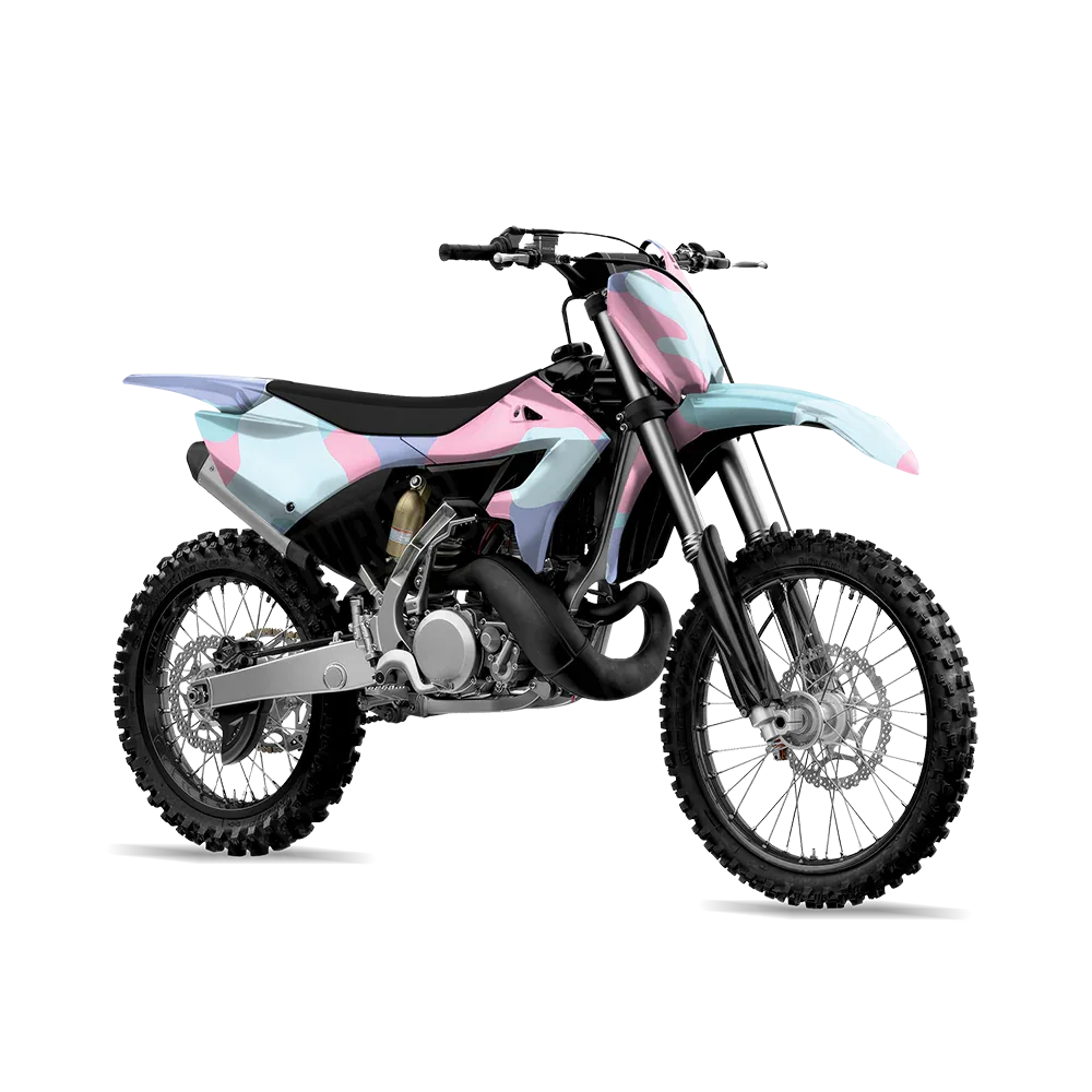Cumulus Cotton Candy Dirt Bike Wraps