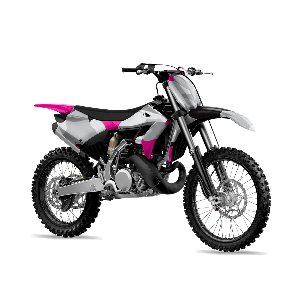Cumulus Magenta Tiger Dirt Bike Wraps