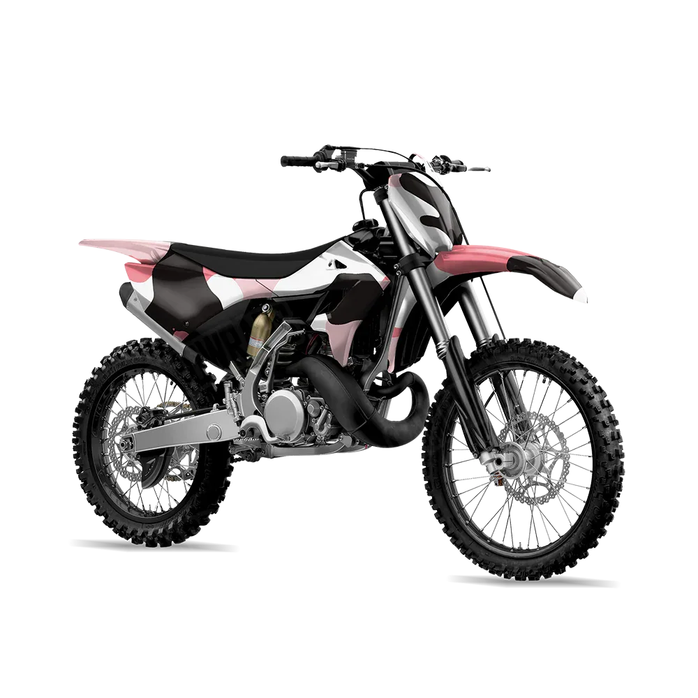 Cumulus Pink Dirt Bike Wraps