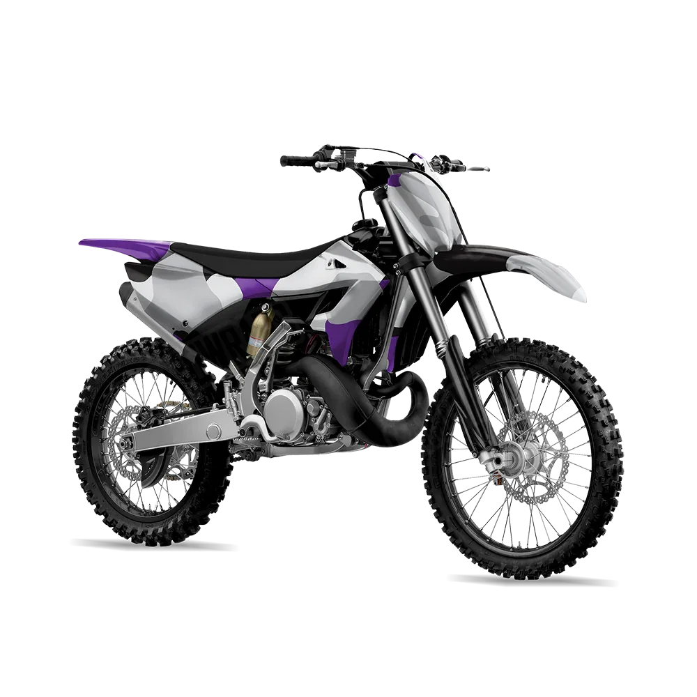 Cumulus Purple Tiger Dirt Bike Wraps