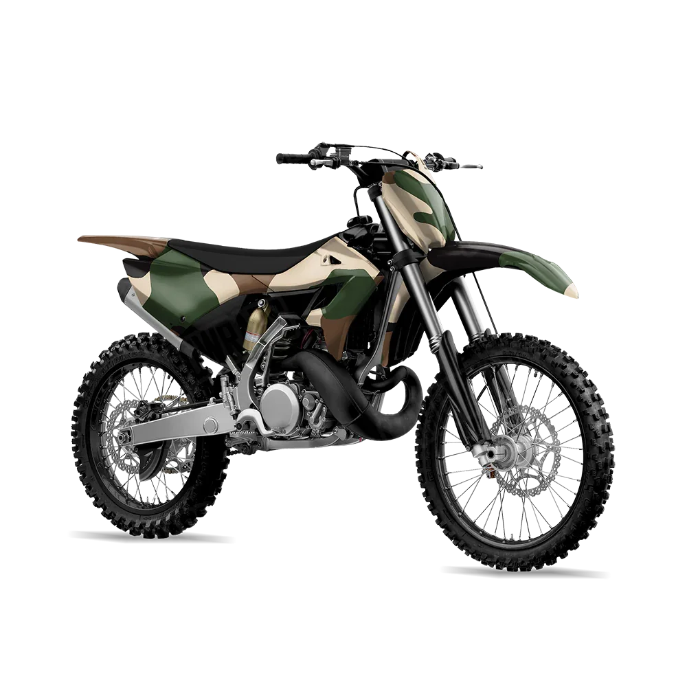 Cumulus Woodland Dirt Bike Wraps