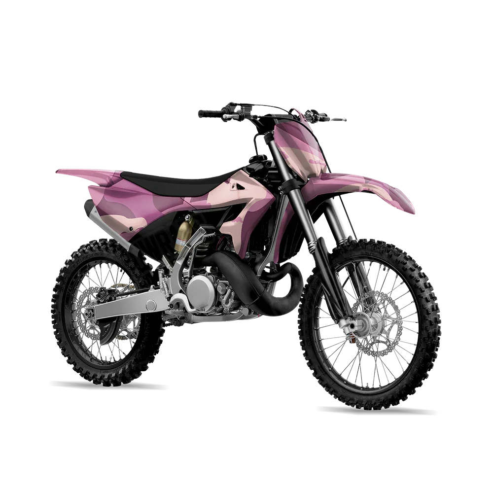 Ragged Floral Dirt Bike Wraps