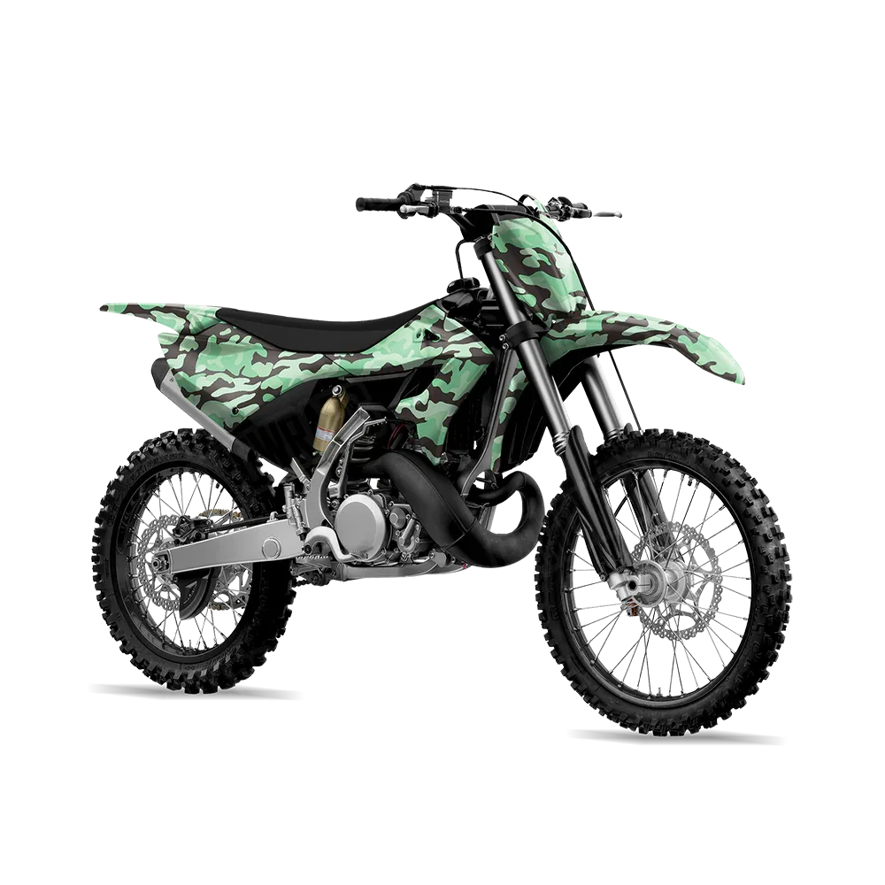 Classic Mint Chocolate Chip Dirt Bike Wraps