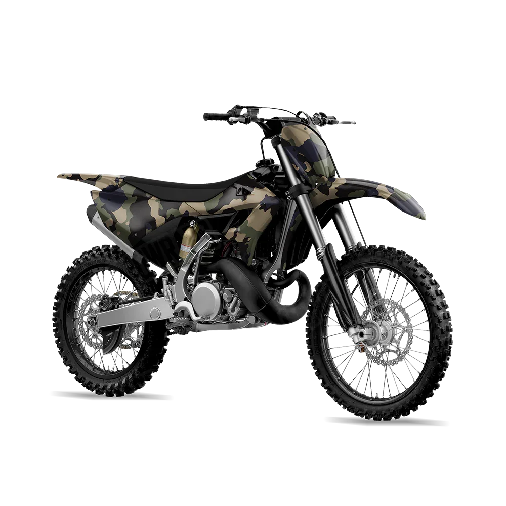 Cumulus Militant Blue Dirt Bike Wraps
