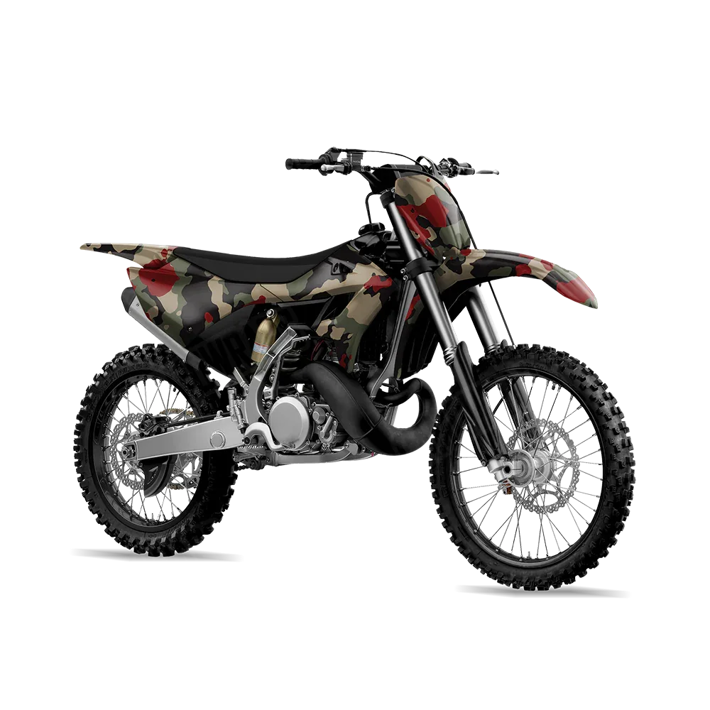 Cumulus Militant Red Dirt Bike Wraps