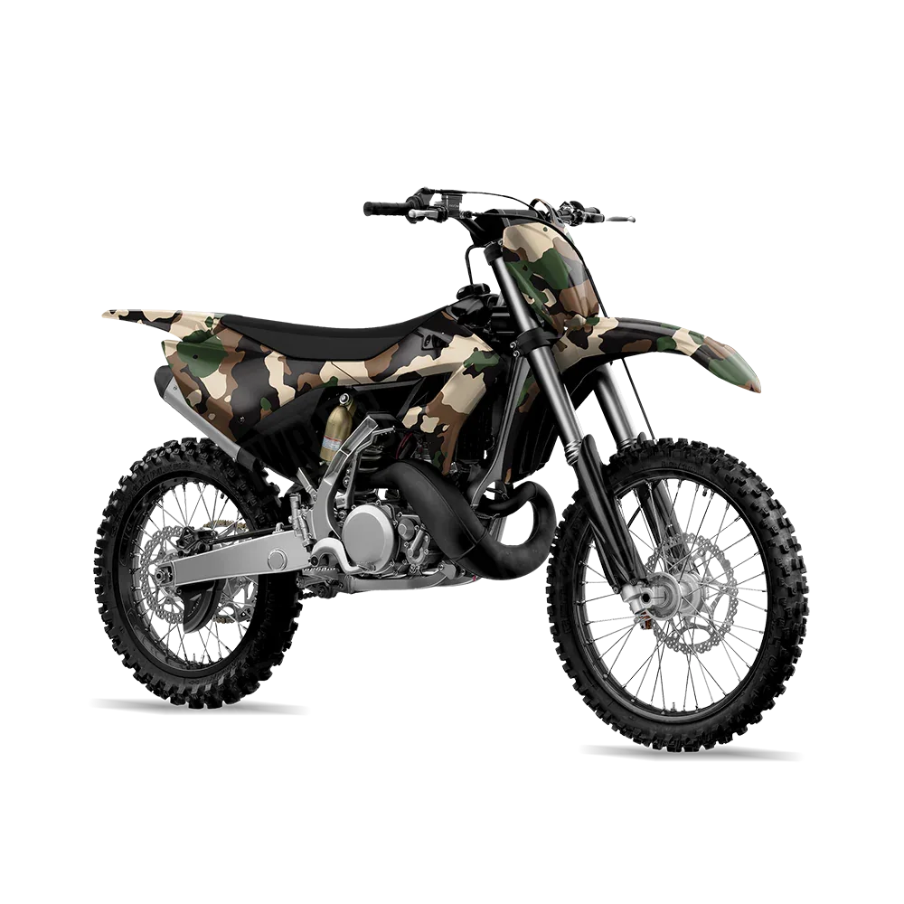Cumulus Woodland Dirt Bike Wraps