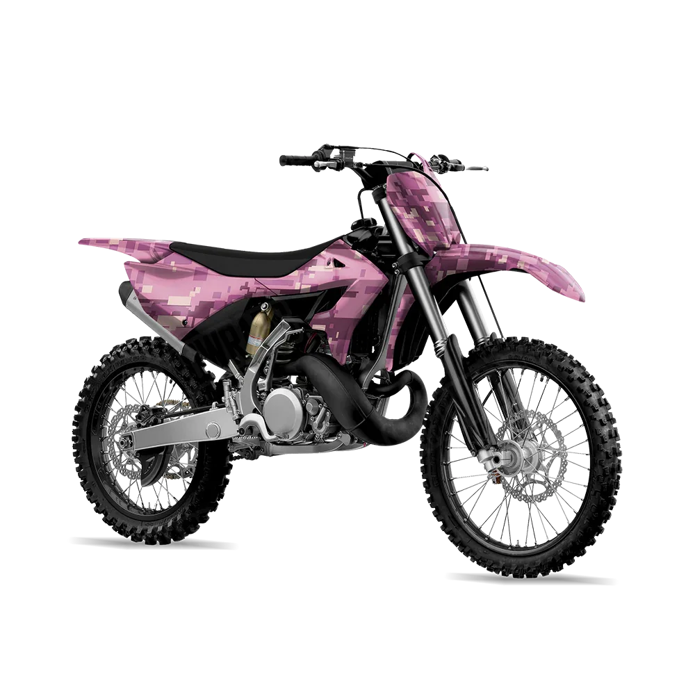 Digital Floral Dirt Bike Wraps