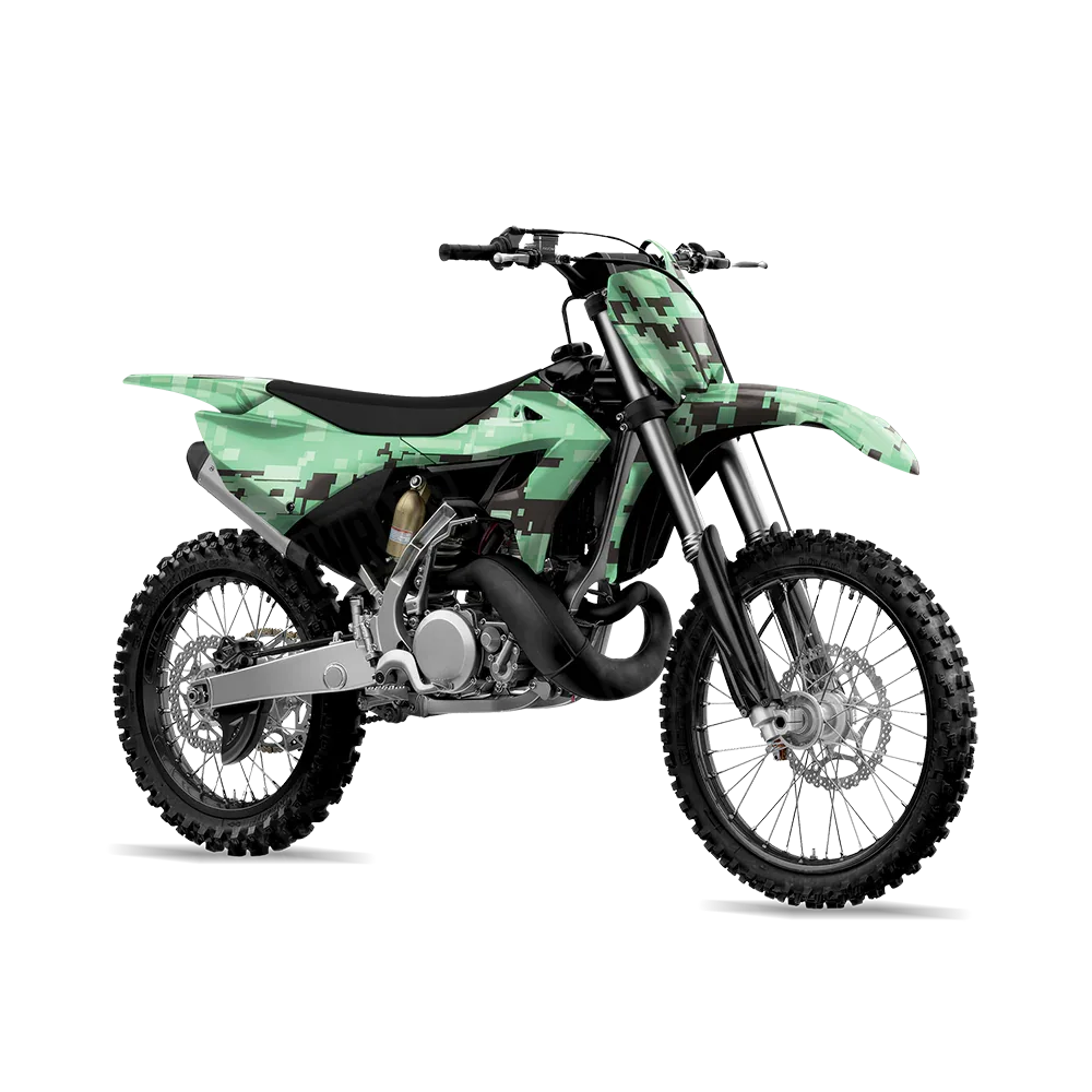 Digital Mint Chocolate Chip Dirt Bike Wraps