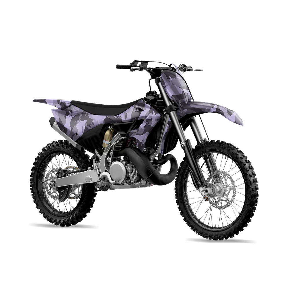 Ragged Lilac Dirt Bike Wraps