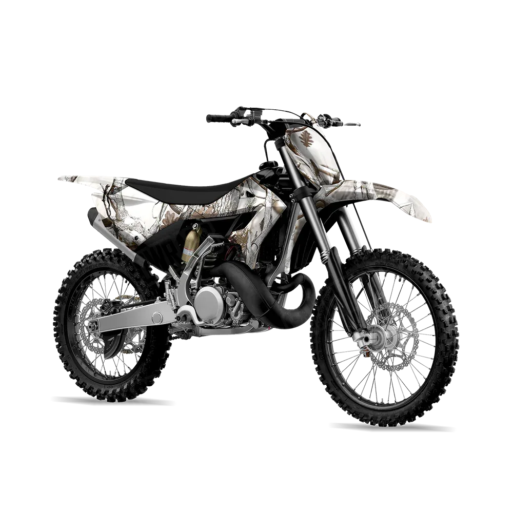 Nature Lifeless Snow Woods Buck Skull Dirt Bike Wraps