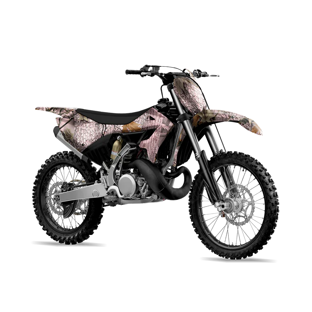Nature Pink Forest Dirt Bike Wraps