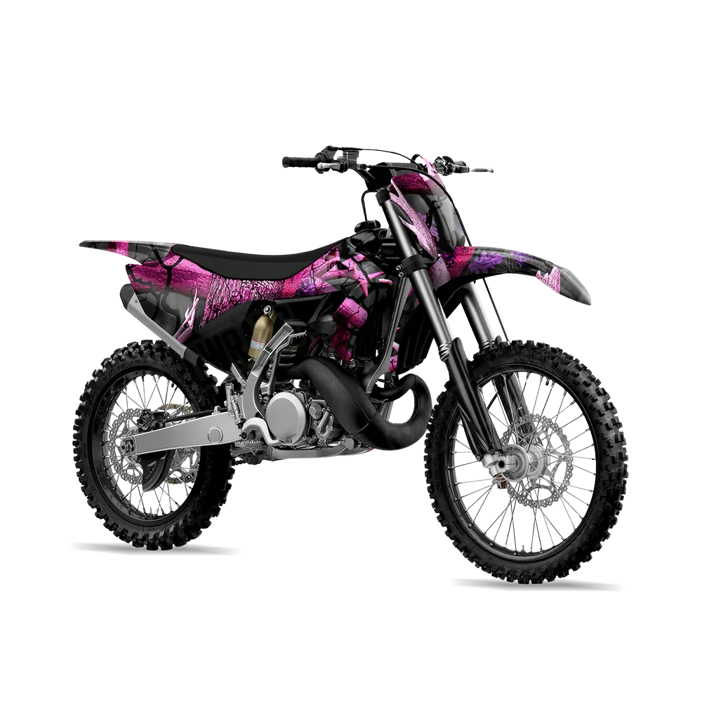 Nature Pink Lifeless Woods Dirt Bike Wraps